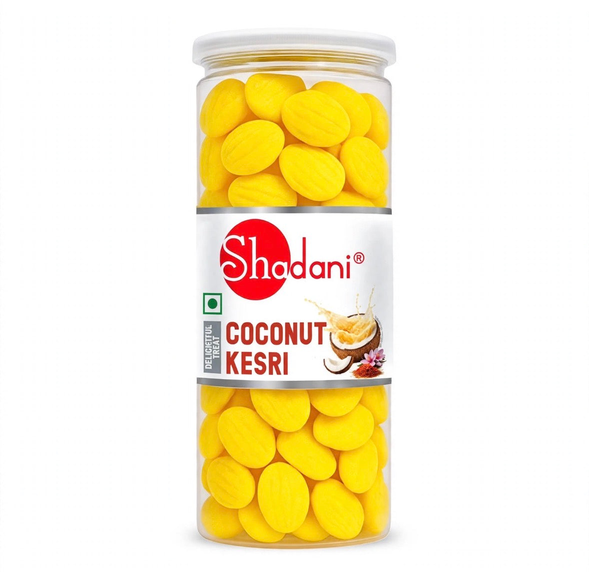 Coconut Kesri Peda Indian Sweet